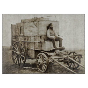 Fotografy Wagon Roger Fenton Foto Realism Schneidebrett