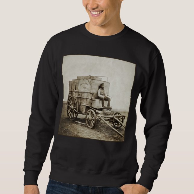 Fotografy Wagon Roger Fenton Foto Realism Sweatshirt (Vorderseite)