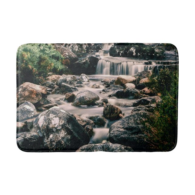 Fotografy WATERFALL STONS + Ihre Ideen Badematte (Vorderseite)