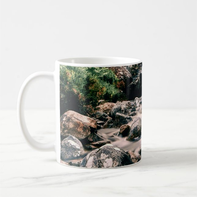 Fotografy WATERFALL STONS + Ihre Ideen Kaffeetasse (Links)