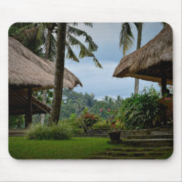 Fotograph - Traditional Balinese Huts Mousepad