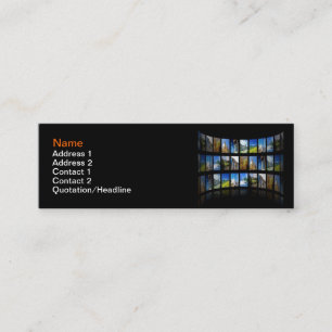 Fotojournalist Business Card Mini Visitenkarte