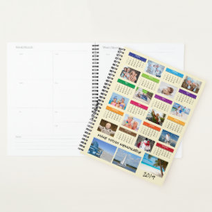 Fotokalender 2019   Persönliches Sprichwort/Name Planer