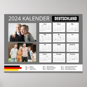 Fotokalender 2024 Selbst Gestalten   Deutschland Poster