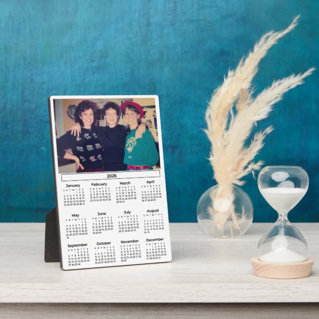 Fotokalender 2026 Plakette Fotoplatte (Seite)