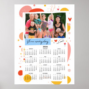 Fotokalender 2026 Shine Every Day Poster 18x24