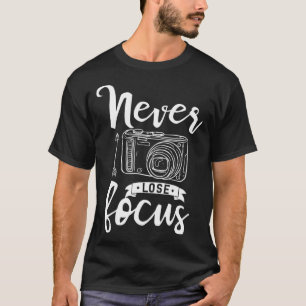 Fotokamera Fotograf Geschenk Idee Männer Frauen T-Shirt
