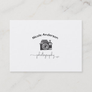 Fotokamera Modernes Minimales Logo Visitenkarte