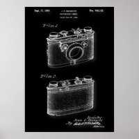 Fotokamera-Patent-Poster