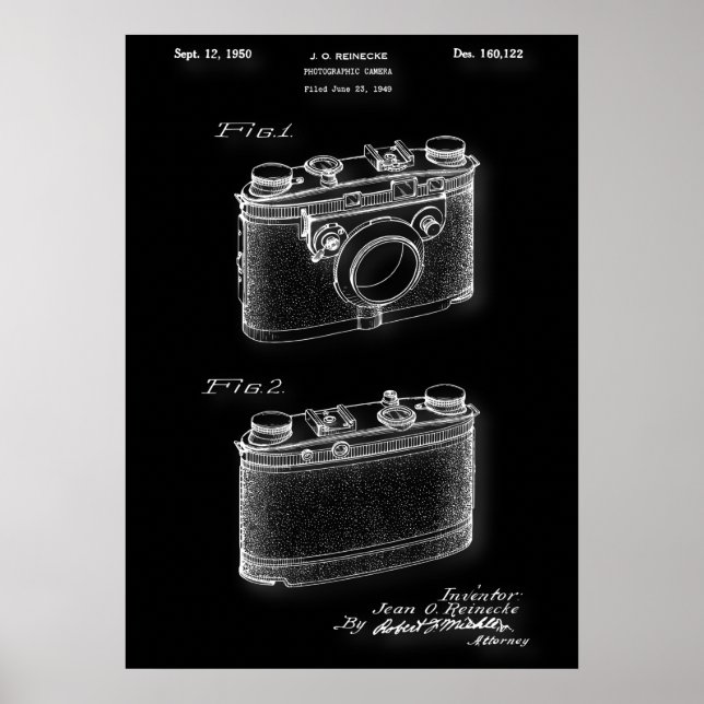 Fotokamera-Patent-Poster Poster (Vorne)