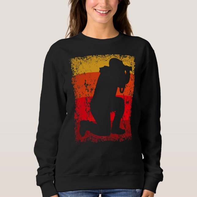 Fotokamera Vintag Sweatshirt (Vorderseite)