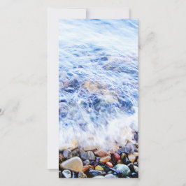 Fotokarte blaues Wasser und eine kleine Welle