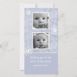 Fotokarte der Vertikale 2 Feiertagskarte