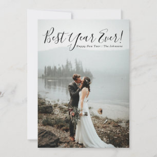 Fotokarte für das beste Jahr je Neujahr Feiertagskarte