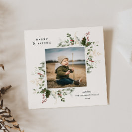 Fotokarte für den Feiertag in Foliage Feiertagskarte