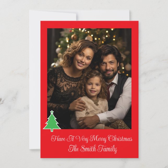 Fotokarte für den Urlaub Feiertagskarte (Vorderseite)