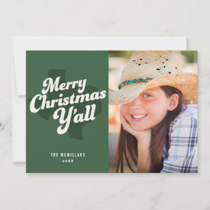 Fotokarte für den Urlaub *Frohe Weihnachten alles* Einladung