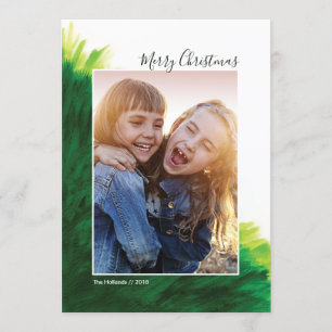 Fotokarte für den Urlaub *Malerischer Baum* Einladung