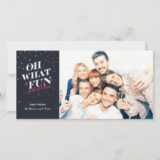 Fotokarte für den Urlaub *Was für ein Spaß* Feiertagskarte