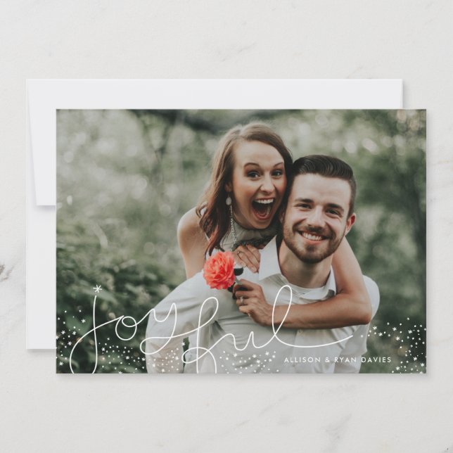 Fotokarte für den vergnüglichen Zauberurlaub Feiertagskarte (Vorderseite)