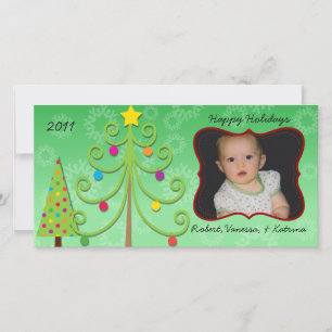 Fotokarte für den Whimsical Holiday Feiertagskarte