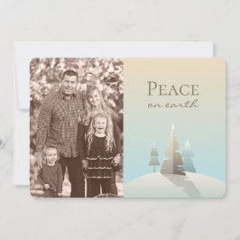 Fotokarte für den Winterurlaub Feiertagskarte