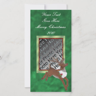 Fotokarte für die Weihnachtsreiniger Feiertagskarte