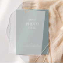 Fotokarte für Vellum Save-the-Date