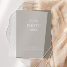 Fotokarte für Vellum Save-the-Date