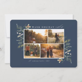 Fotokarte für Winterbranchen Feiertagskarte