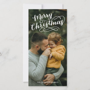 Fotokarte mit Handschrift   Weihnachten