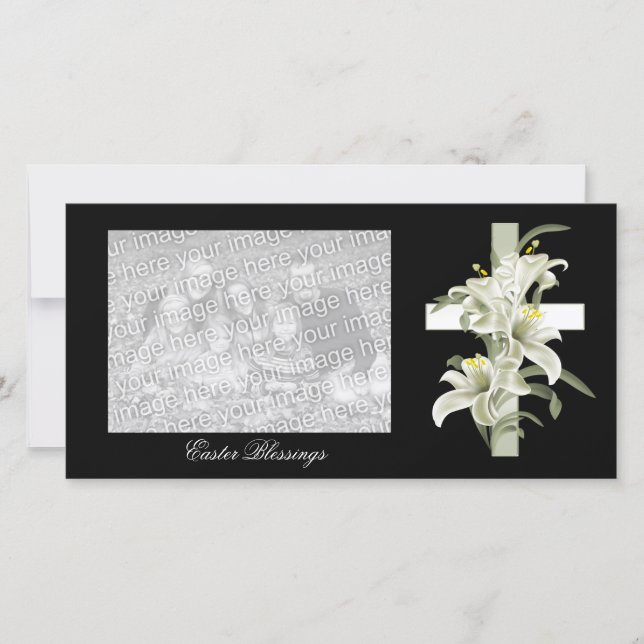 Fotokarte Ostersegnung Feiertagskarte (Vorderseite)