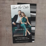 Fotokarte: Save the Date - Minimalistisch<br><div class="desc">Anpassen mit vertikalem Foto.</div>