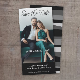 Fotokarte: Save the Date - Minimalistisch