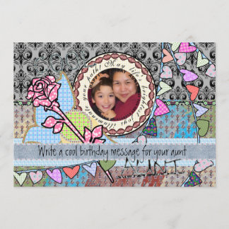 Fotokarte zum sonnigen Geburtstag - Tante Karte