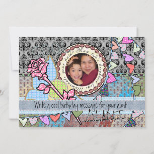 Fotokarte zum sonnigen Geburtstag - Tante Karte