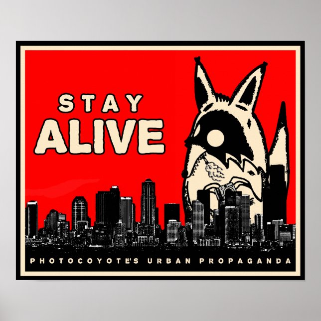 Fotokoyote Urban Propaganda Poster (Vorne)