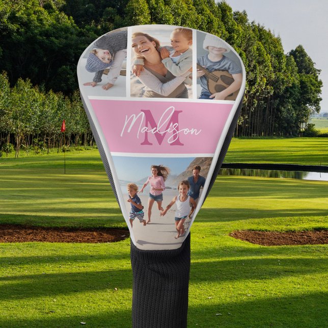 Fotolack Rosa Monogramm Golf Headcover (Von Creator hochgeladen)