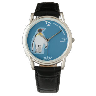 fotolulu-Pinguin-Uhr Armbanduhr