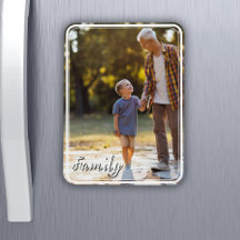 Fotomagnet mit individuellem Foto und Text