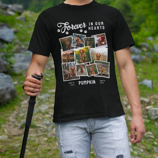 Fotomaterial für immer in unserem Hearts Dog Memor T-Shirt (Von Creator hochgeladen)