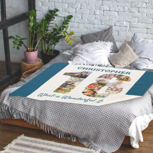 Fotomaterial in Nummer 18 Form für den 18. Geburt Sherpadecke