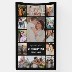 Fotomontage 13 Bild individuell 3x5 vertikal Party Banner