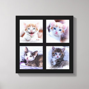 Fotomontage auf Leinwand