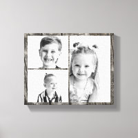 Fotomontage dunkles Holz 