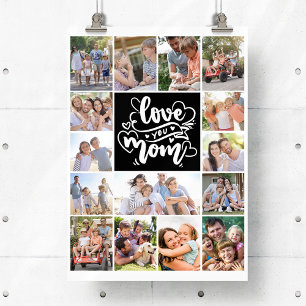 Fotomontage Liebe Mama 15 Bilder Poster