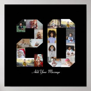 Fotomontage Nummer 20 Poster