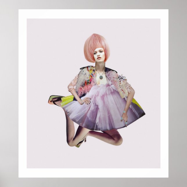 Fotomontage Woman Wearing Poster (Vorne)