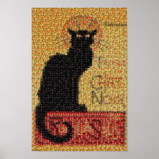 Fotomosaic-Tournée du Chat Noir Poster