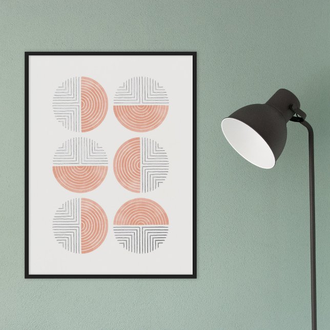 Fotopapier Circle Geometric Art Print Poster (Von Creator hochgeladen)